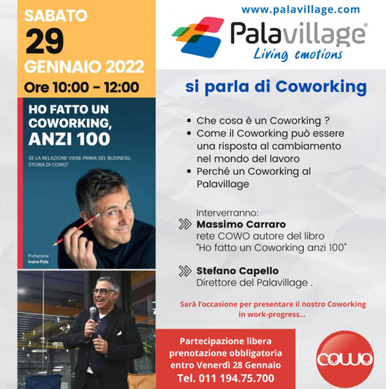 Si parla di Coworking! Partecipa all'incontro